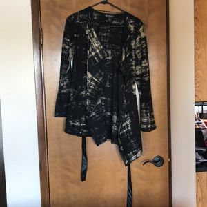 Authentic INC Printed Sweater/Cardigan. Size M.